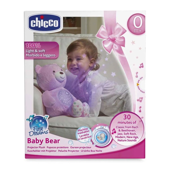 Chicco Bebek Ayıcık Projektör Pembe