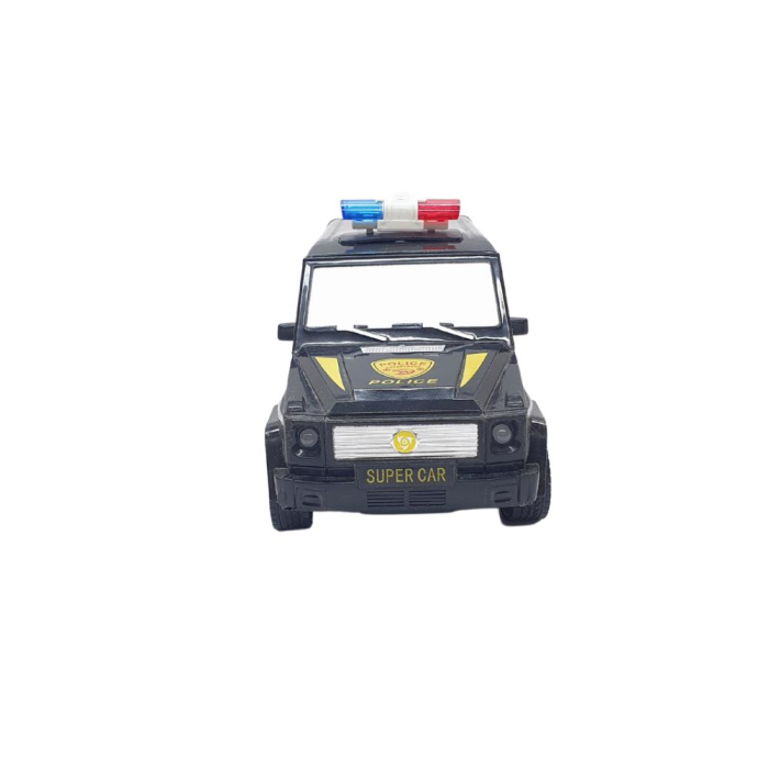 Uzaktan Kumandalı Mercedes Polis Jeep 1:20 Ölçek 18 Cm Siyah - 13578-887