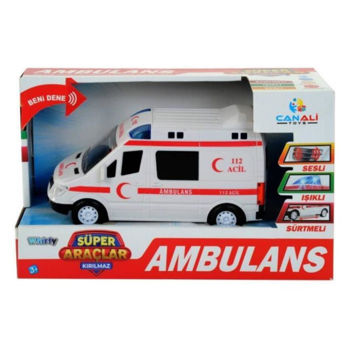 CNL-9999 - AMBULANS ÇARPDÖN ISIKLI SESLI PILLI 48