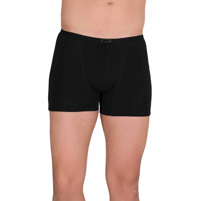 Erkek Modal Boxer Short Siyah 4488B