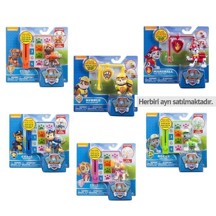 6022626 - PAW PATROL KAHRAMANLAR TEKLİ FİGÜR 6 AST