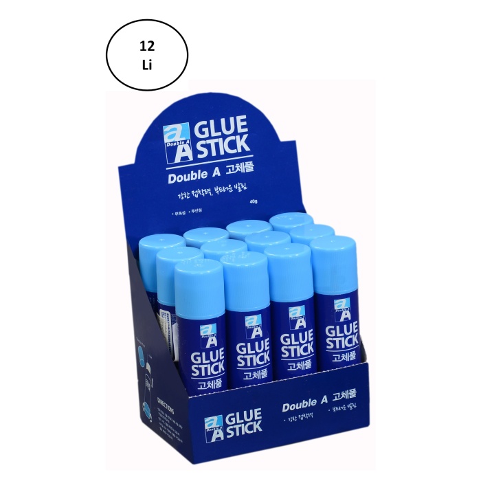 Double A Glue Stick 40 Gram Yapıştırıcı 12li