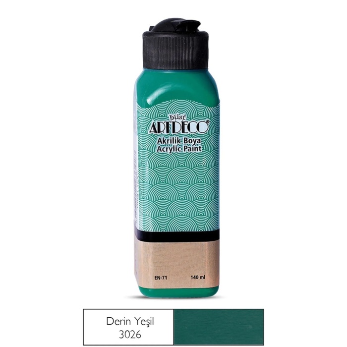 Artdeco Akrilik Boya 140ml Derin Yeşil