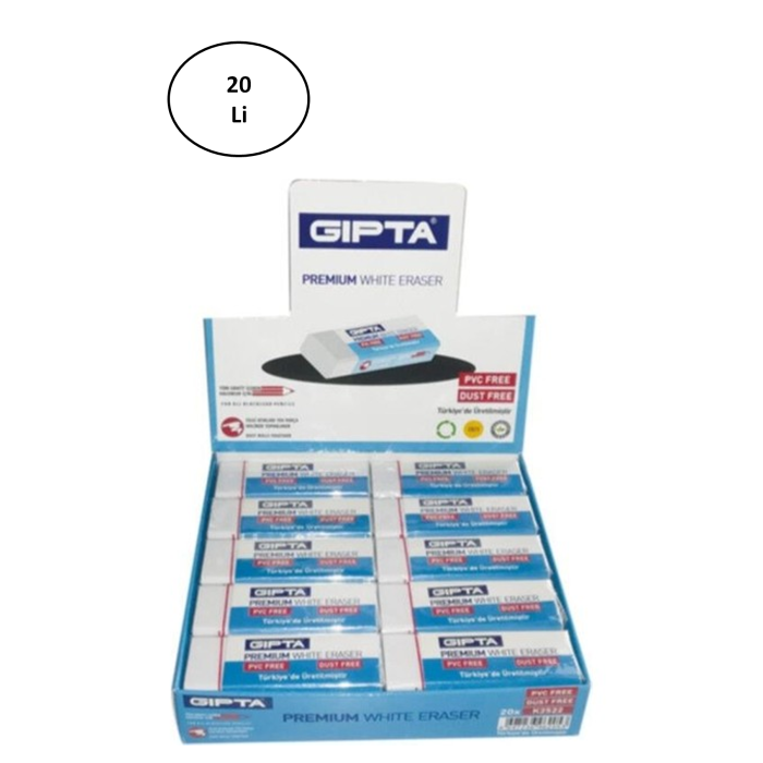 Gıpta Silgi 20Li Pvc Dust Free Beyaz 4-K252200-5001 20li