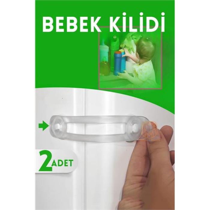 TransForMacion 2 Adet Çocuk Dolap ve Çekmece Kilidi 720934