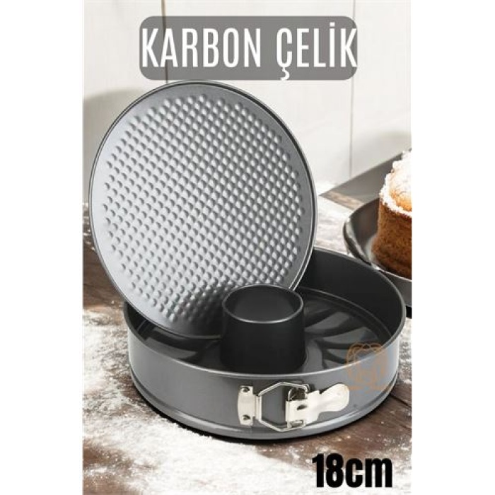 TransForMacion Kelepçeli Kek Kalıbı 18 Cm Karbon Çelik  720942