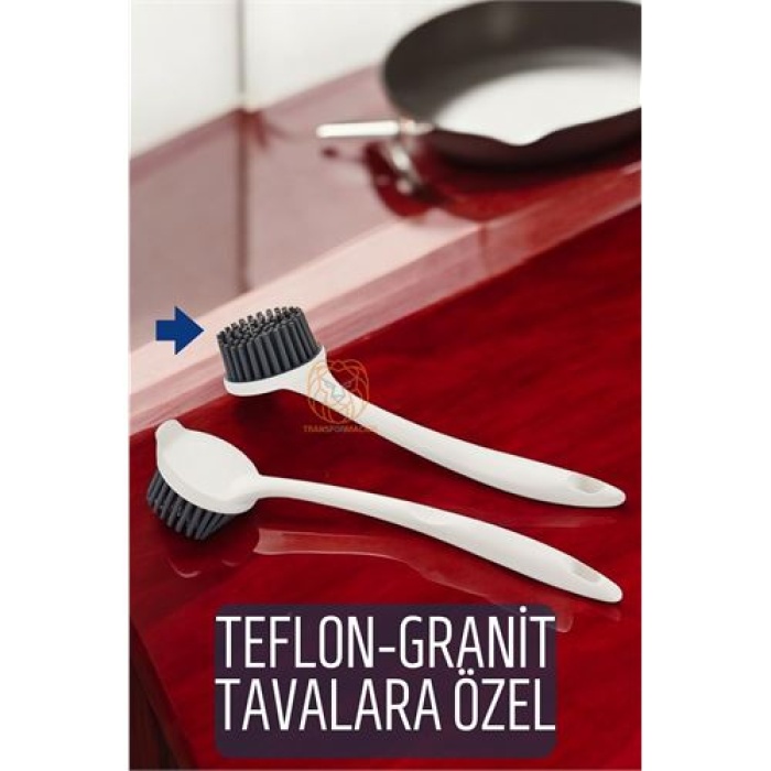 TransForMacion Teflon ve Granit Tava Tencere Fırçası Silikon Teflon Fırçası 718974