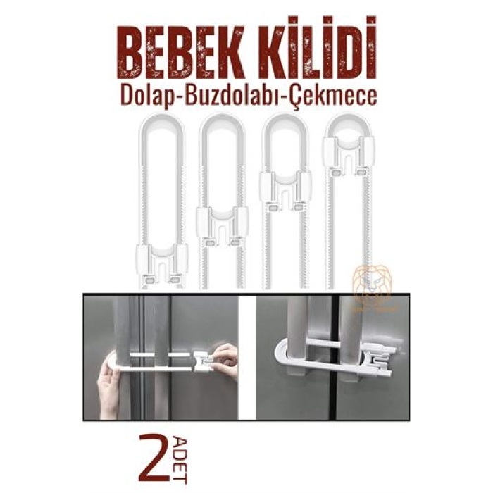 TransForMacion Bebek Kilidi Bebek Dolap Çekmece Kilidi 2 Adet 720956