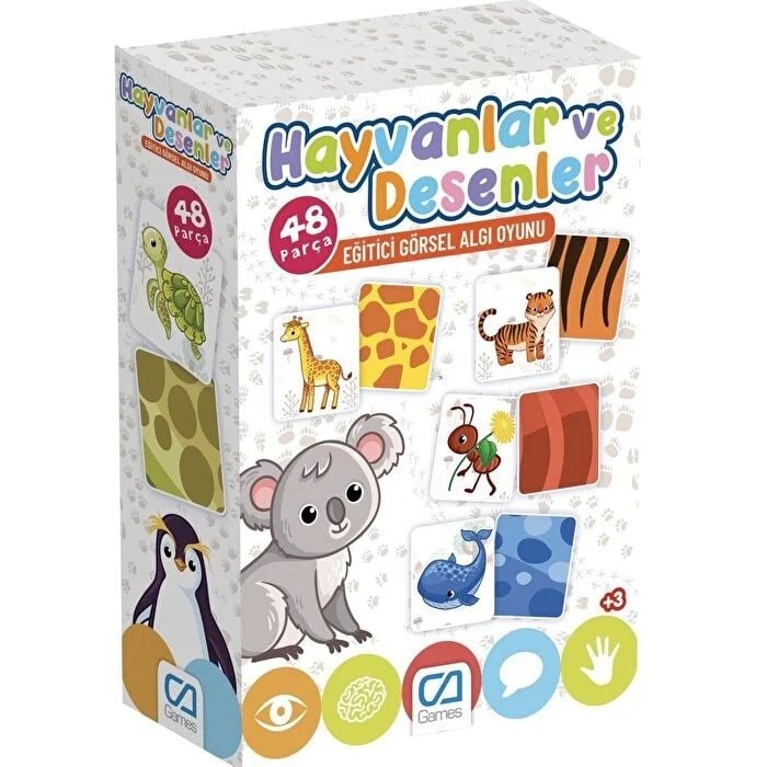 Games Hayvanlar ve Desenleri 48 Parça 5155