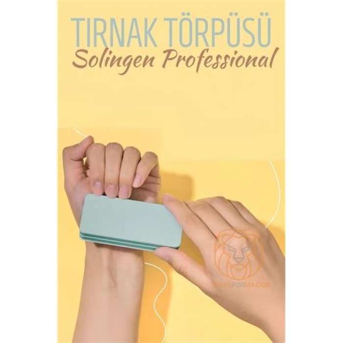 TransForMacion Yüzeyli Tırnak Törpüsü ve Parlatma Blok Sünger Solingen Professional 717826