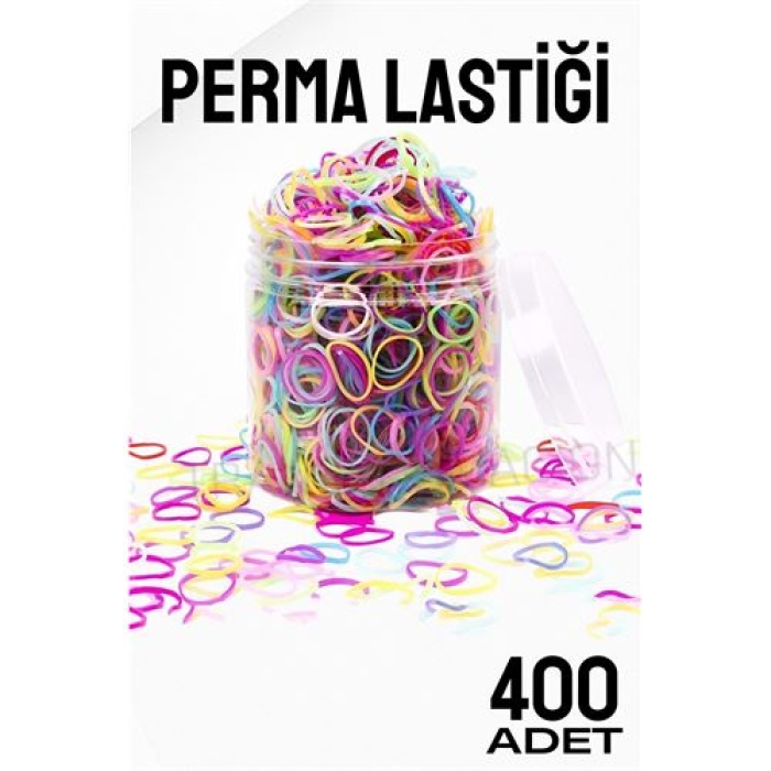 ModaCar Perma Lastiği İnce 400 ADET RENKLİ