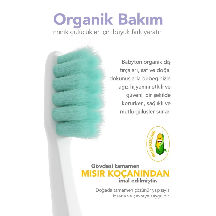 Babyton Bio Ultra Yumuşak Çocuk Diş Fırçası Fil