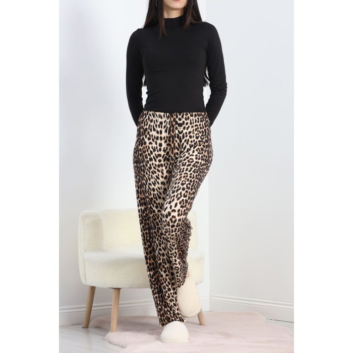 Milan Kumaş Pijama Altı Leopar - 20788.1287.