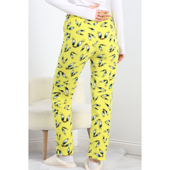 Polar Kumaş Pijama Altı Sarı - 20789.1287.