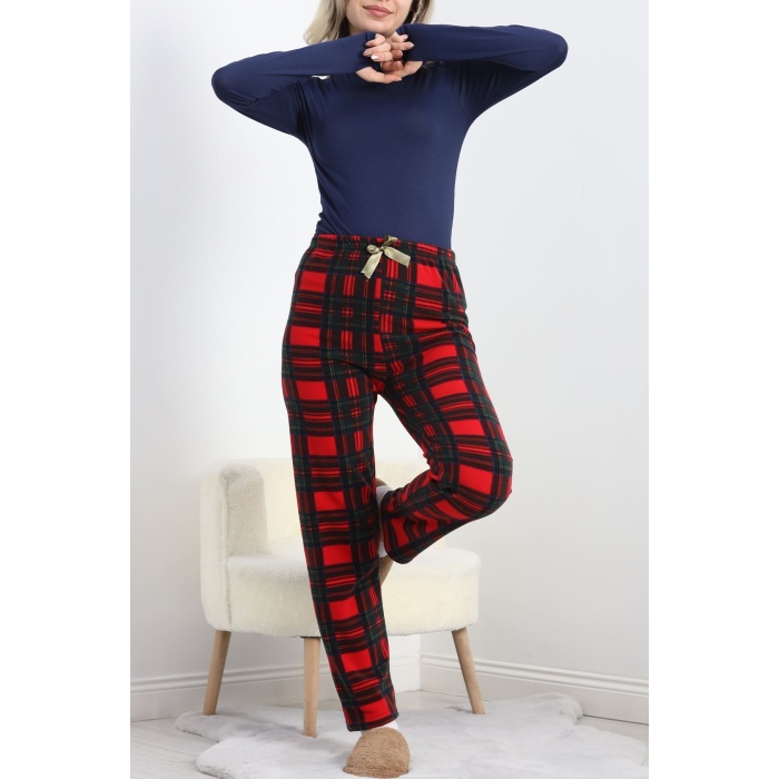 Polar Kumaş Pijama Altı Ekosekırmızı - 20789.1287.