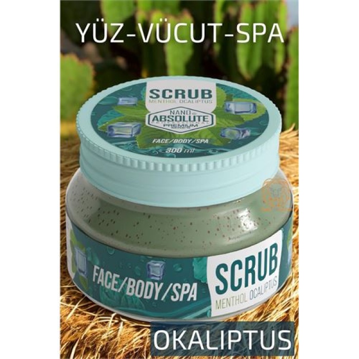 ModaCar 4 ADET Mentol Ocaliptus Scrub Peeling Nano Absolute Professional 719476