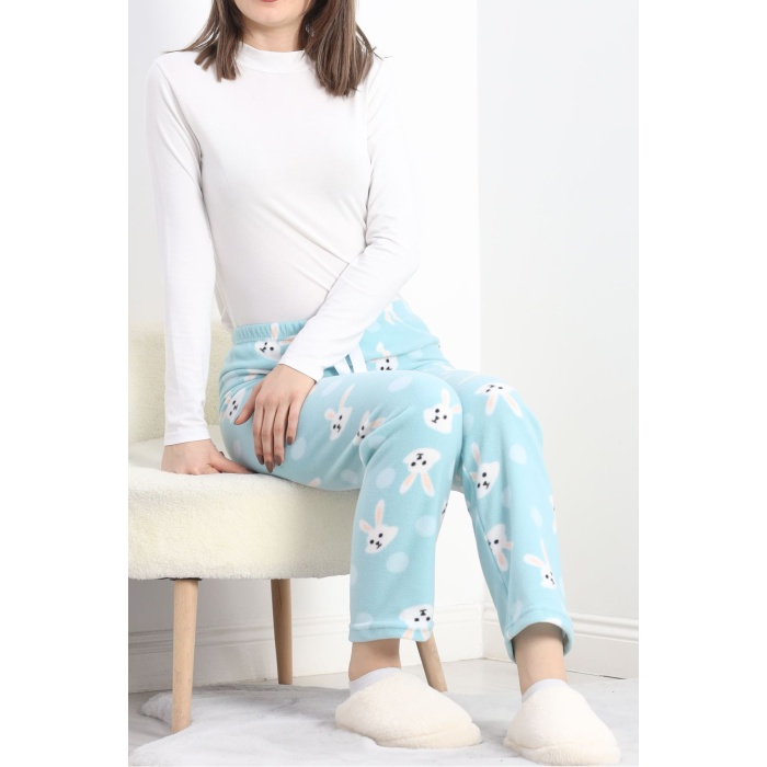 Polar Kumaş Pijama Altı Mint - 20789.1287.