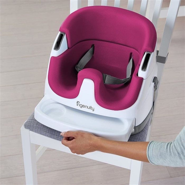 Ingenuity Baby Base Portatif Mama Sandalyesi Pink Flambe