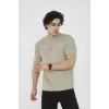 Unisex Bisiklet Yaka Slim fit T-Shirt- Açık Yeşil