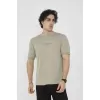 Unisex Bisiklet Yaka Slim fit T-Shirt- Açık Yeşil