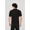 Unisex Jakar Kumaş Slim Fit T-Shirt - Siyah