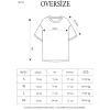 Unisex Düz Biskilet Yaka Oversize T-shirt - Siyah