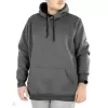 Erkek Uzun Kol Kapşonlu Basic Sweatshirt hoodie - Füme