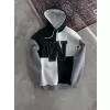 Kadın W Nakış İşlemeli Kapüşonlu Sweatshirt - Haki