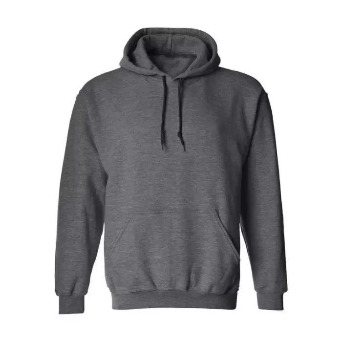 Erkek Uzun Kol Kapşonlu Basic Sweatshirt hoodie - Füme