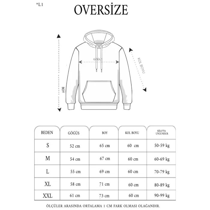 Erkek Uzun Kol Kapşonlu Basic Sweatshirt hoodie - Füme