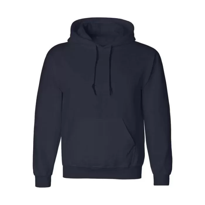 Erkek Uzun Kol Kapşonlu Basic Sweatshirt hoodie - Lacivert