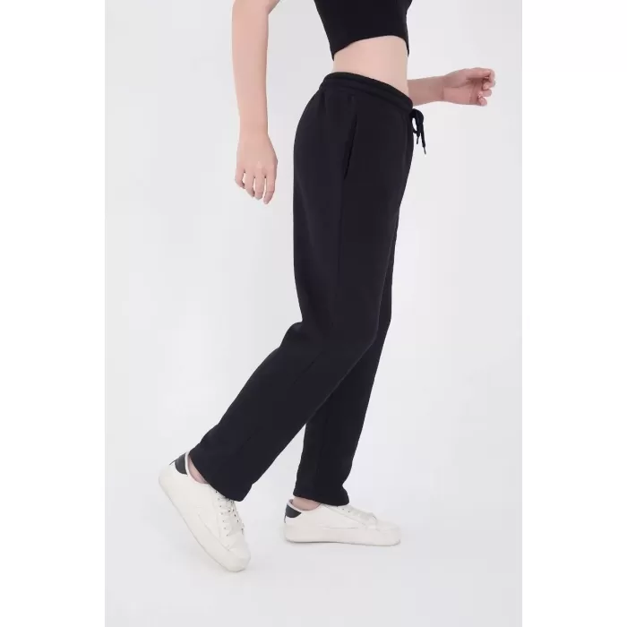 Unisex Üç İplik Basic Eşofman Pantolon - Lacivert