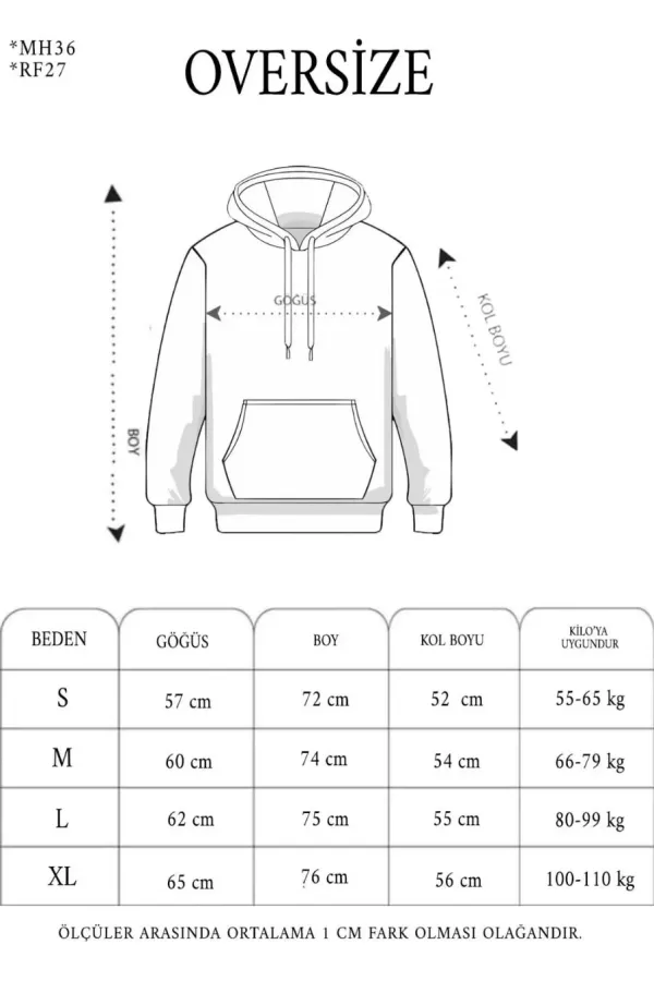 Uzun Kol Kapşonlu Yıkamalı Nakış işlemeli SweatShirt - Krem