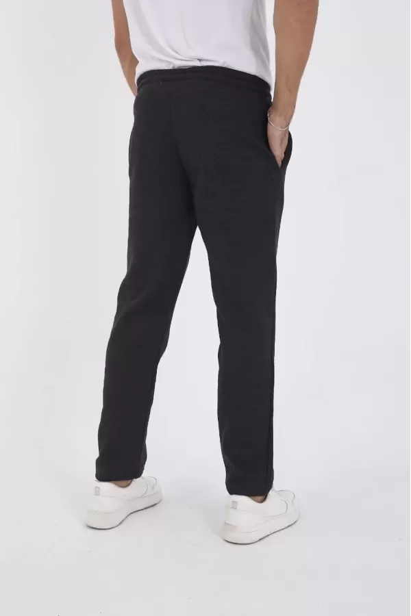 Unisex Üç İplik Basic Eşofman Pantolon - Antrasit