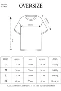 Unisex Basic Bisiklet Yaka Oversize T-Shirt - Gri