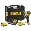 Dewalt DCF801D2 12V 2.0Ah Lı-Ion Çift Akülü Kömürsüz Darbeli Tornavida