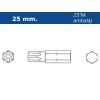 ProScr SCR03201 T7 25mm DeliKLi Torx Bits Ucu