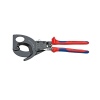 Knipex 95 31 280 Cırcır Mekanizmalı Kablo Kesici