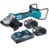 Makita DGA700RF2 Akülü Avuç Taşlama Makinesi 180mm 18X2V