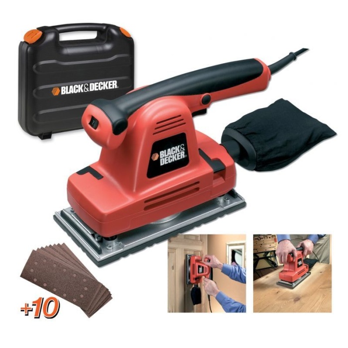 Black+Decker KA274EKA ElektriKLi 310W Titreşimli Zımpara Makinesi