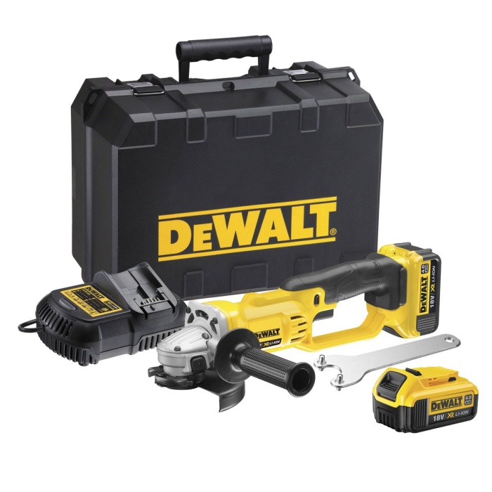 Dewalt DCG412M2 Lityum Akülü 18 Volt Avuç Taşlama Makinası