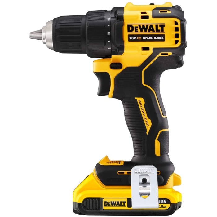 Dewalt DCD708D2T 18V 1.5Ah Kompakt Kömürsüz Akülü Darbesiz Matkap