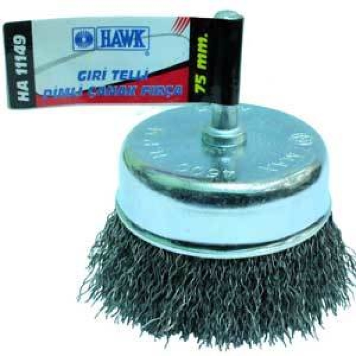 Hawk 11145 50mm Gri Telli Pimli Çanak Fırça