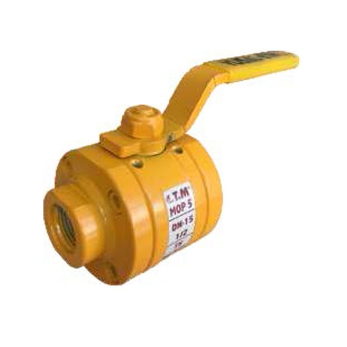 Etm DN20 PN16-25 İçten Dişli Doğalgaz Küresel Vana 3/4