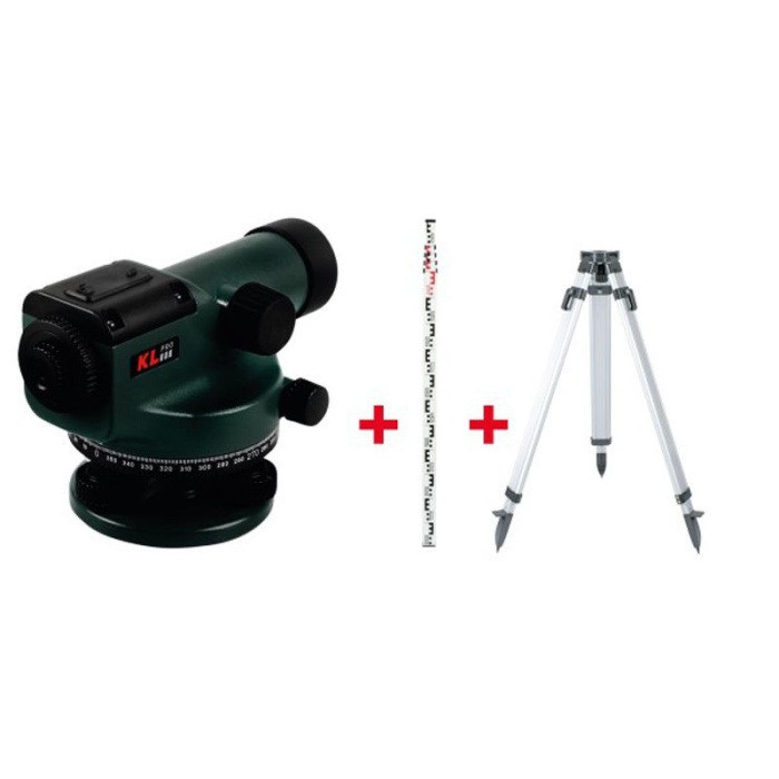 KL Pro KLON3200 32X Nivo Seti Tripod ve Mira