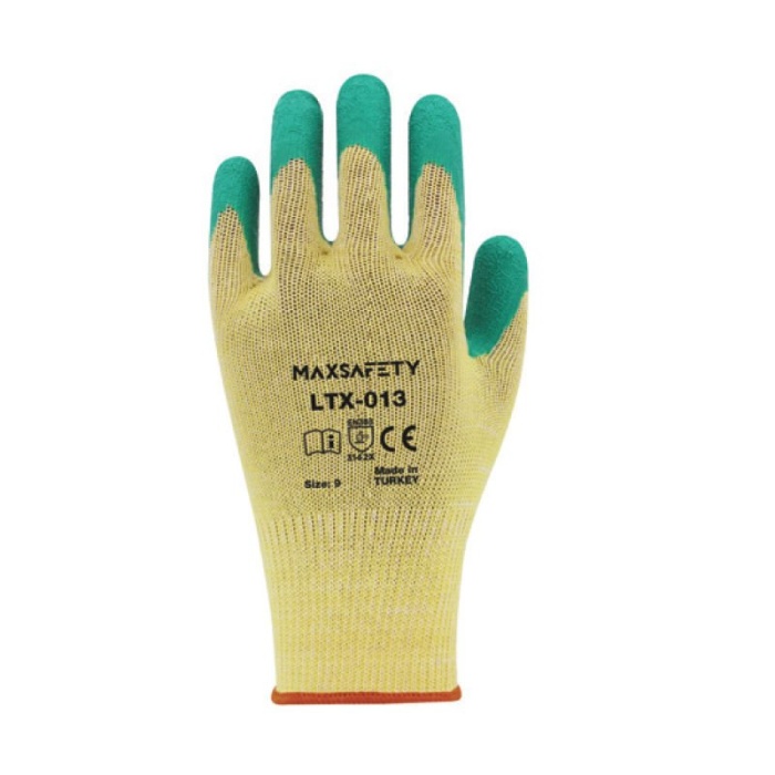 MaxSafety LTX-013 CRINKLE Lateks Camcı Eldiveni