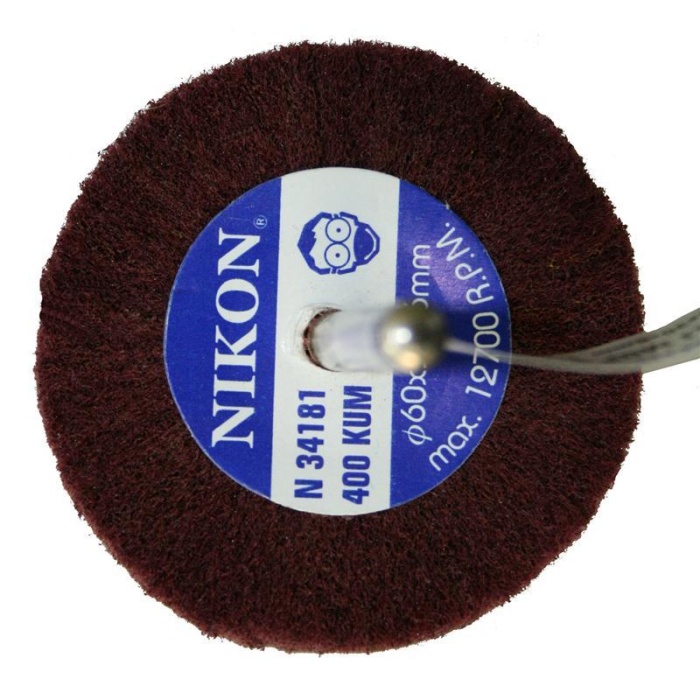 Nikon N34181 60x30x6mm 400 Kum Non Woven Saplı Mop Zımpara