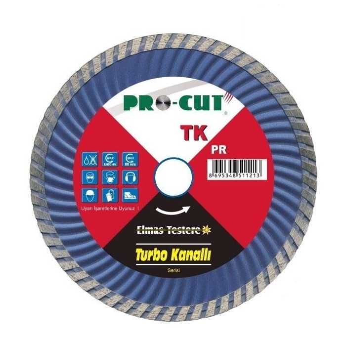 ProCut PR51119 125 TK 125mm (TK) Turbo Kanallı Elmas Testere