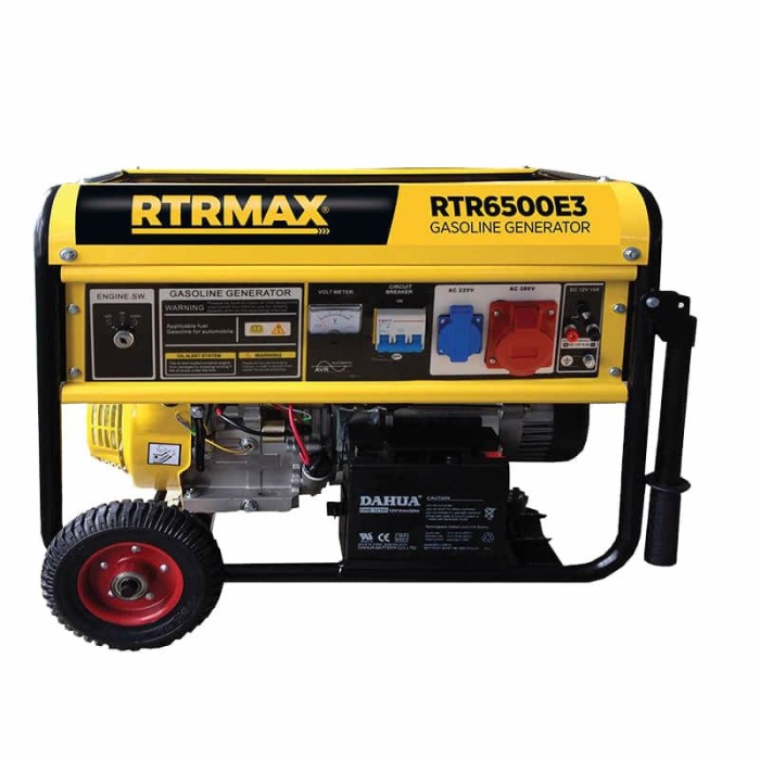 RTRMAX RTR6500E3 6.2 kVA Trifaze Marşlı Benzinli Jeneratör