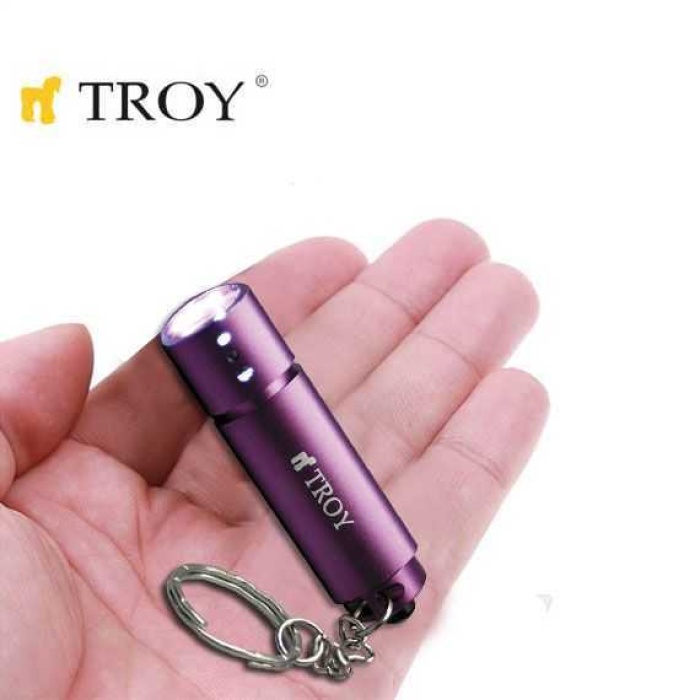 Troy 28086 Mini LED El Feneri ve Anahtarlık, 1 Adet